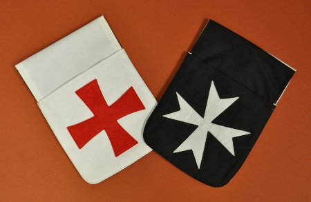 Knights Templar / Malta Belt Pocket Pouch (reversible)